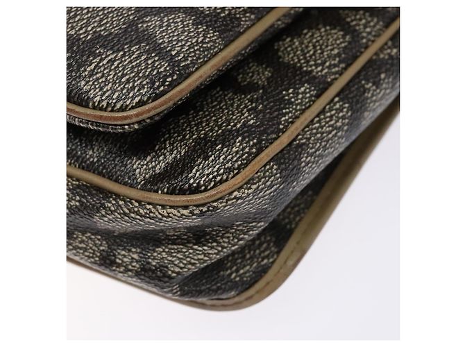 Saint Laurent Borsa a Spalla in PVC Pelle Beige Grigio Auth bs28744 Marrone - vista 10