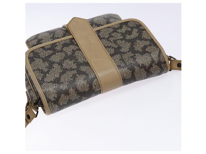 Saint Laurent Borsa a Spalla in PVC Pelle Beige Grigio Auth bs28744 Marrone - vista 6