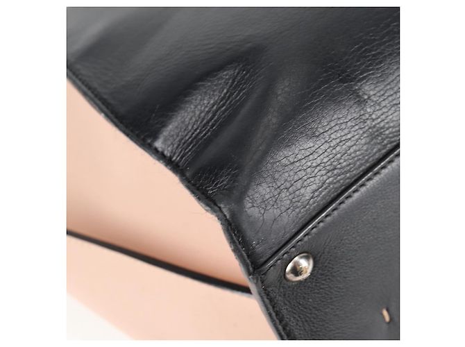 Borsa Toilojour in pelle nera e argento FENDI Auth bs28474 Nero - vista 14