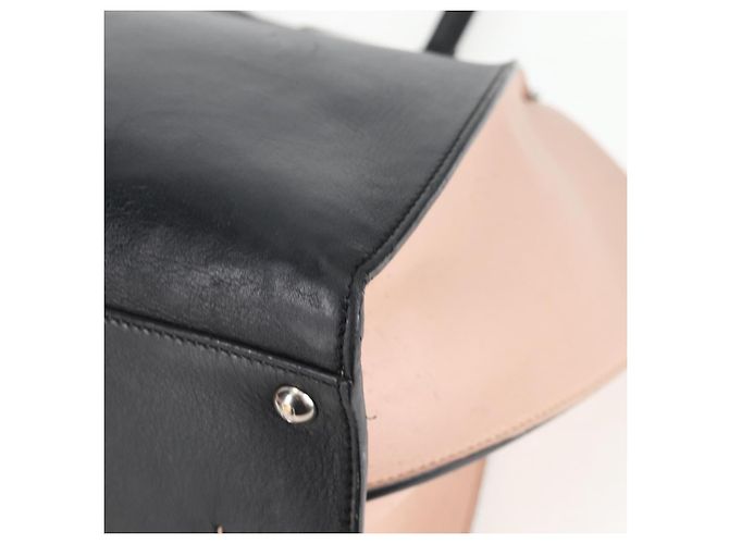 Borsa Toilojour in pelle nera e argento FENDI Auth bs28474 Nero - vista 15
