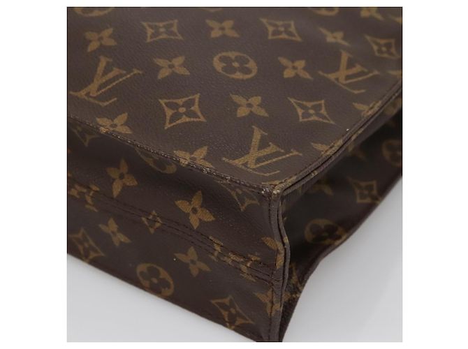 LOUIS VUITTON Borsa Sac Plat Monogram M51140 LV Auth 138723 Monogramma - vista 10