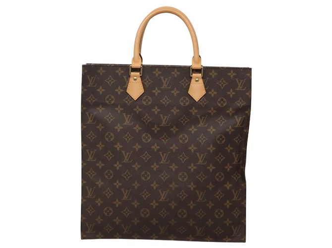 LOUIS VUITTON Borsa Sac Plat Monogram M51140 LV Auth 138723 Monogramma - vista 2