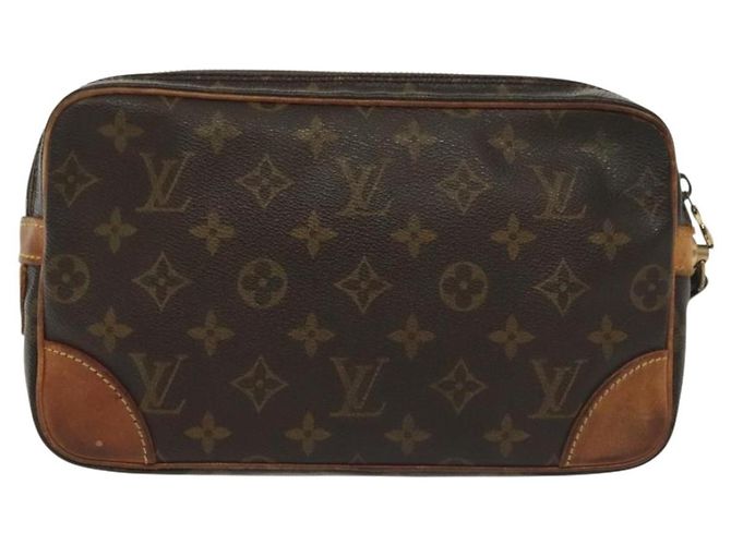 LOUIS VUITTON Clutch Marly Dragonne GM Monogram M51825 LV Auth th6287 Monogramma - vista 2