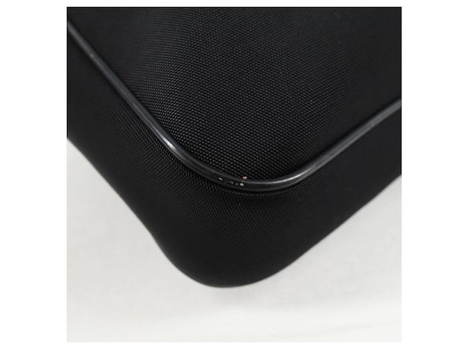 Borsa a Spalla GUCCI Nylon Nero Argento 73955 Auth bs28449 - vista 14