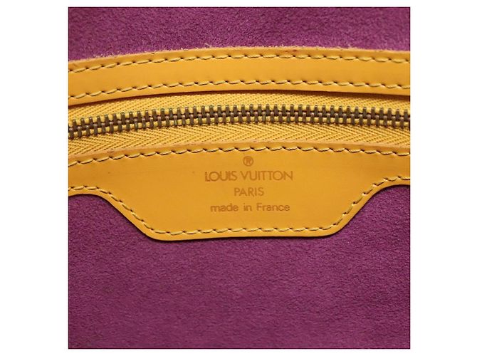 LOUIS VUITTON Borsa a Spalla Saint Jacques Epi Gialla M52269 Auth 139326 Giallo - vista 15