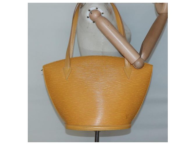 LOUIS VUITTON Borsa a Spalla Saint Jacques Epi Gialla M52269 Auth 139326 Giallo - vista 21