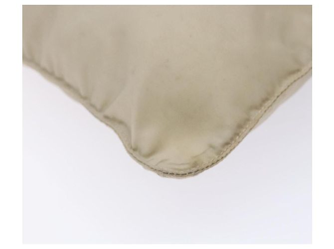 Sac à épaule Prada en nylon beige Auth bs28381 - vue 15