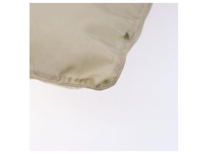 Sac à épaule Prada en nylon beige Auth bs28381 - vue 16