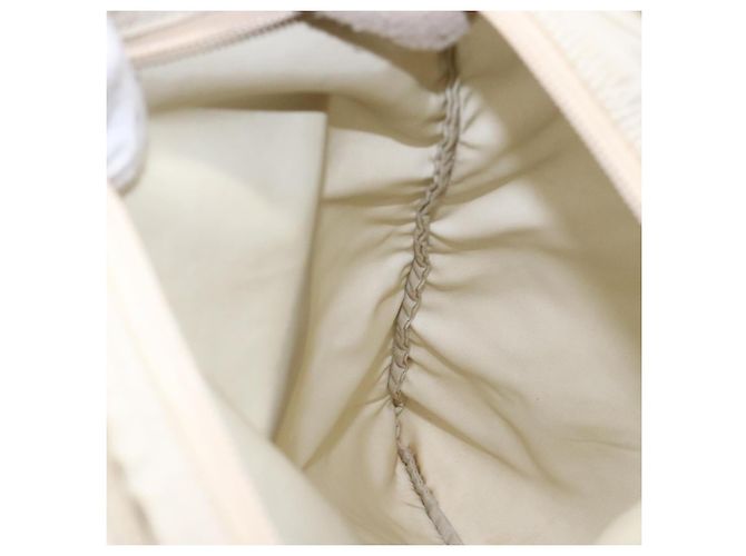 Sac à épaule Prada en nylon beige Auth bs28381 - vue 21