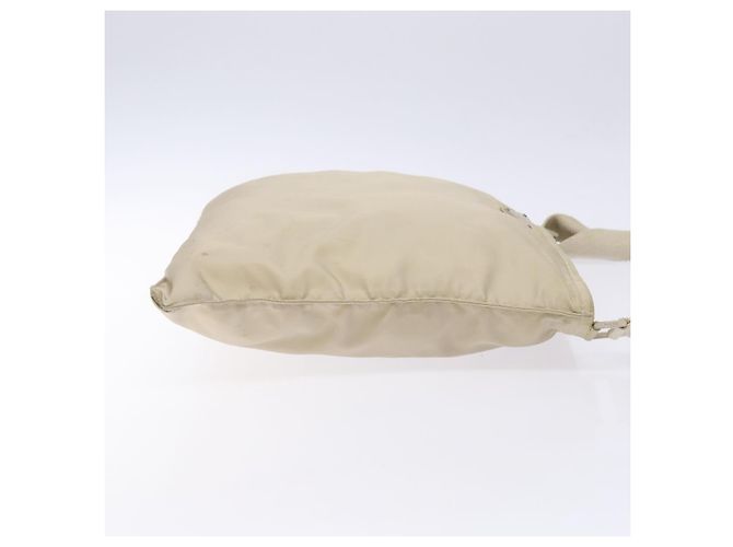 Sac à épaule Prada en nylon beige Auth bs28381 - vue 3