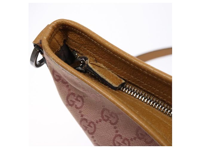 Bolso de Hombro GG Canvas Gucci Rosa Plata 113013 Auth 136109 - vista 10