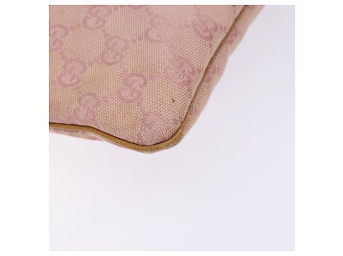Bolso de Hombro GG Canvas Gucci Rosa Plata 113013 Auth 136109 - vista 16