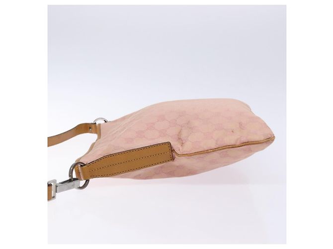 Bolso de Hombro GG Canvas Gucci Rosa Plata 113013 Auth 136109 - vista 4