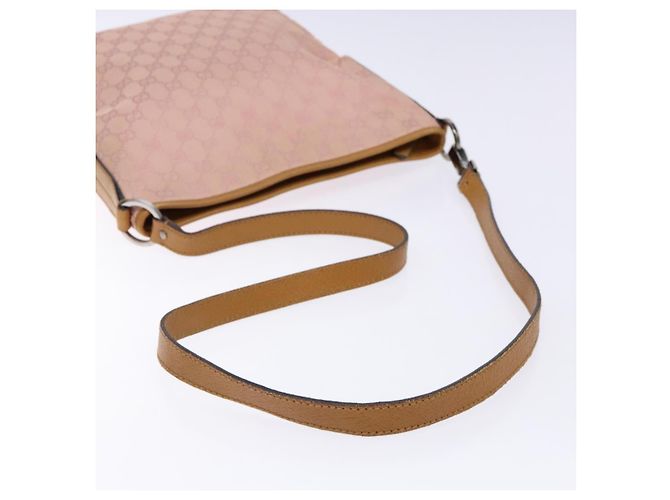 Bolso de Hombro GG Canvas Gucci Rosa Plata 113013 Auth 136109 - vista 7