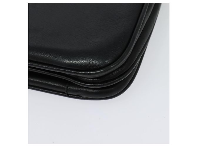 Céline Borsa a Spalla CELINE in Pelle Nera Oro Auth 139445 Nero D'oro - vista 13