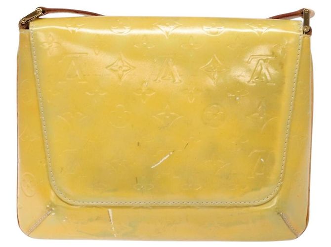 LOUIS VUITTON Borsa Thompson Street Monogram Vernis Grigia M91008 LV Auth 139390 Grigio - vista 2