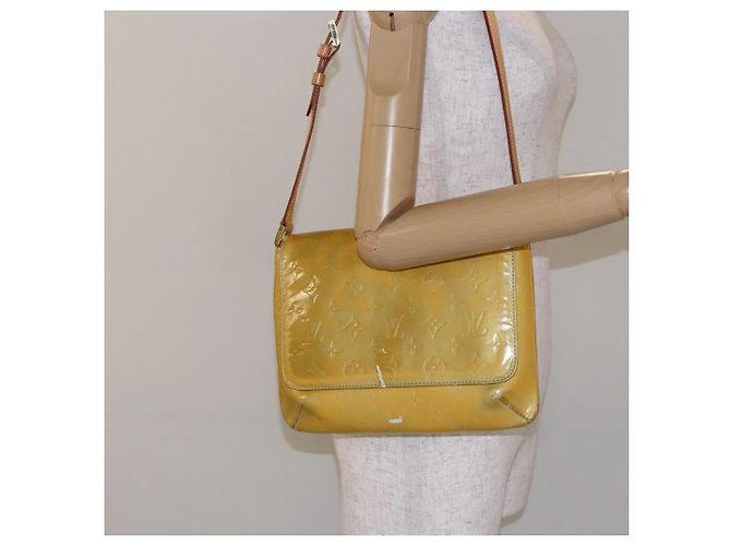 LOUIS VUITTON Borsa Thompson Street Monogram Vernis Grigia M91008 LV Auth 139390 Grigio - vista 22