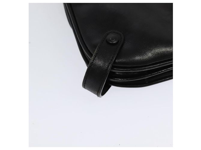 Céline Borsa a Spalla CELINE in Pelle Nera Oro Auth 138409 Nero D'oro - vista 12