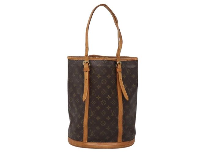 LOUIS VUITTON Borsa a Spalla Monogram Bucket GM M42236 LV Auth 138294 Monogramma - vista 13