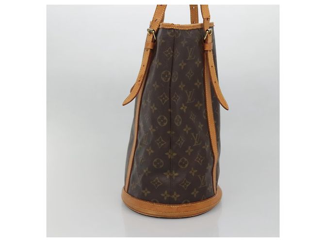 LOUIS VUITTON Borsa a Spalla Monogram Bucket GM M42236 LV Auth 138294 Monogramma - vista 3