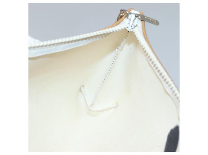 GUCCI GG Plus Supreme Clutch Bag PVC Bianco Auth bs28632 - vista 16