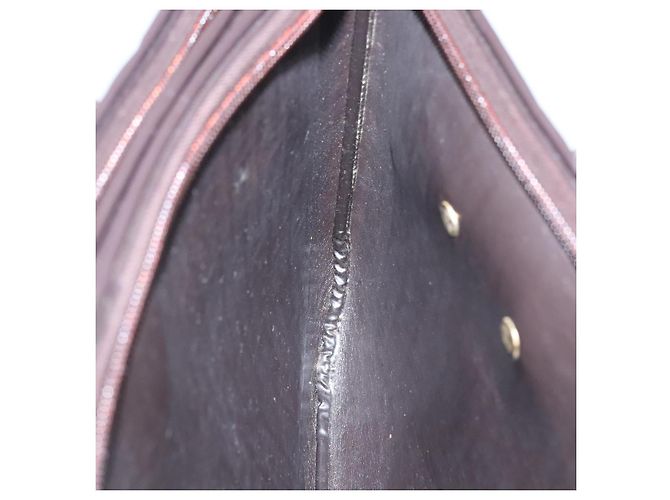 Borsa a mano in tela Trotter Christian Dior marrone oro Auth 138806 D'oro - vista 18