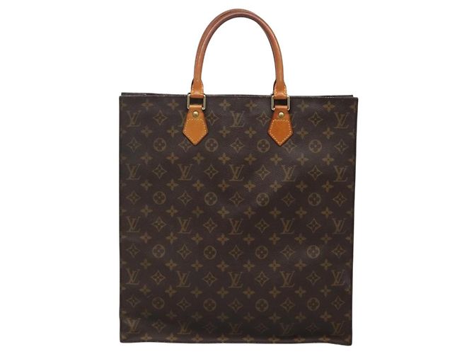 LOUIS VUITTON Borsa Sac Plat Monogram M51140 LV Auth 138698 Monogramma - vista 3