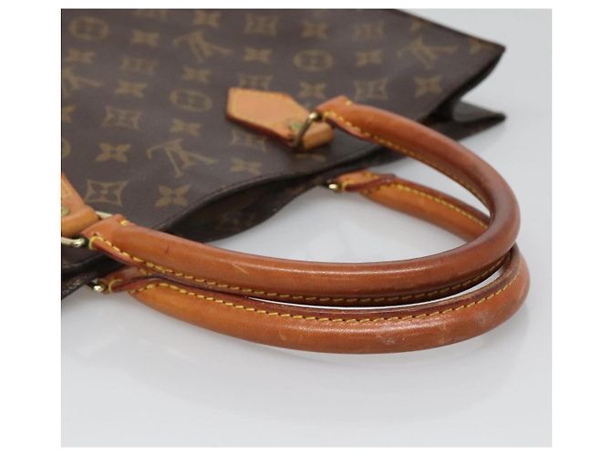 LOUIS VUITTON Borsa Sac Plat Monogram M51140 LV Auth 138698 Monogramma - vista 7
