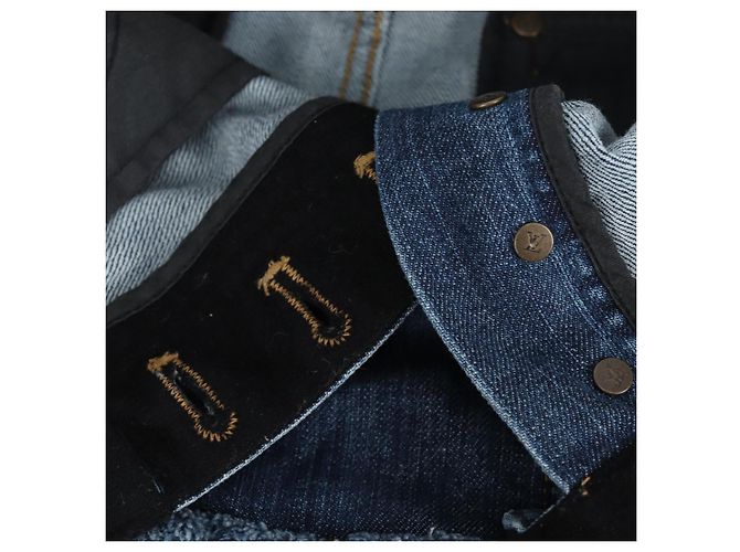 ROCK LOUIS VUITTON DENIM NAVY LV Auth 131200V Marineblau - Ansicht 10