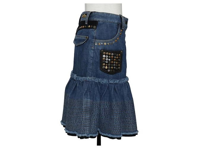 ROCK LOUIS VUITTON DENIM NAVY LV Auth 131200V Marineblau - Ansicht 4