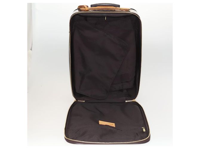 LOUIS VUITTON Valigia Pegas 45 Monogram Vernis Amarante M91277 LV Auth 133698 Bordò - vista 11