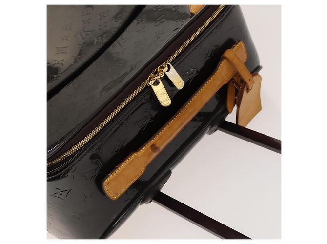 LOUIS VUITTON Valigia Pegas 45 Monogram Vernis Amarante M91277 LV Auth 133698 Bordò - vista 15