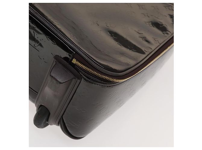 LOUIS VUITTON Valigia Pegas 45 Monogram Vernis Amarante M91277 LV Auth 133698 Bordò - vista 17