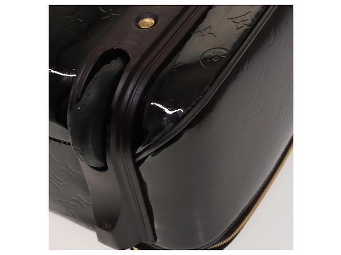 LOUIS VUITTON Valigia Pegas 45 Monogram Vernis Amarante M91277 LV Auth 133698 Bordò - vista 19