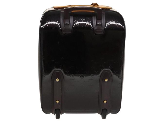 LOUIS VUITTON Valigia Pegas 45 Monogram Vernis Amarante M91277 LV Auth 133698 Bordò - vista 2
