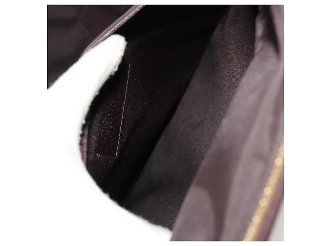 LOUIS VUITTON Valigia Pegas 45 Monogram Vernis Amarante M91277 LV Auth 133698 Bordò - vista 25