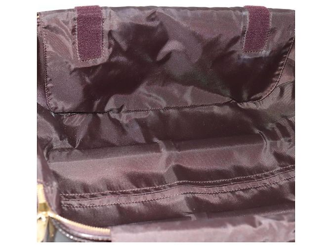 LOUIS VUITTON Valigia Pegas 45 Monogram Vernis Amarante M91277 LV Auth 133698 Bordò - vista 27