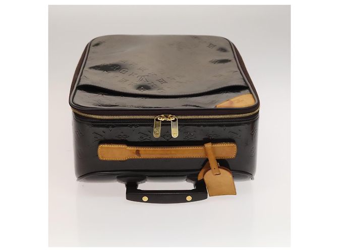 LOUIS VUITTON Valigia Pegas 45 Monogram Vernis Amarante M91277 LV Auth 133698 Bordò - vista 6