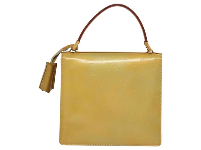 LOUIS VUITTON Borsa a mano Spring Street Monogram Vernis Grigio M91029 LV Auth 136364 - vista 2