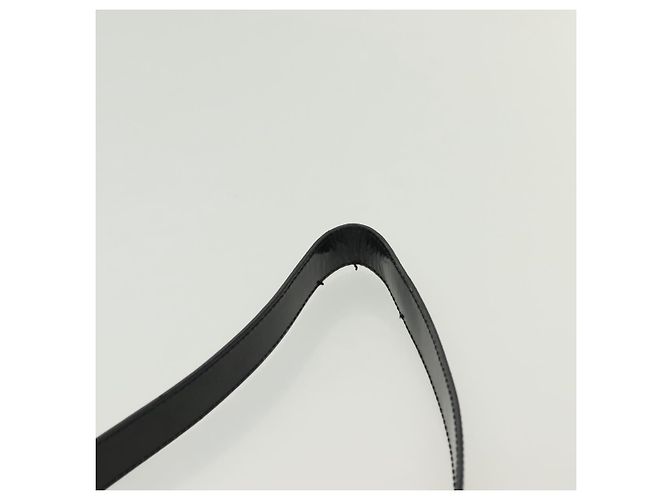 Céline Borsa a Spalla CELINE Circle Smalto Nero Oro Auth 137438 D'oro - vista 8