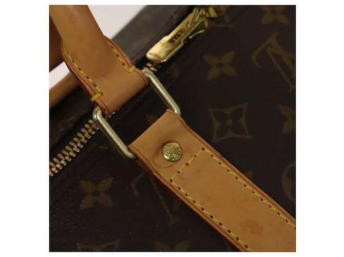 LOUIS VUITTON Borsa Boston Monogram Keepall 55 M41424 LV Auth 136943 Monogramma - vista 14