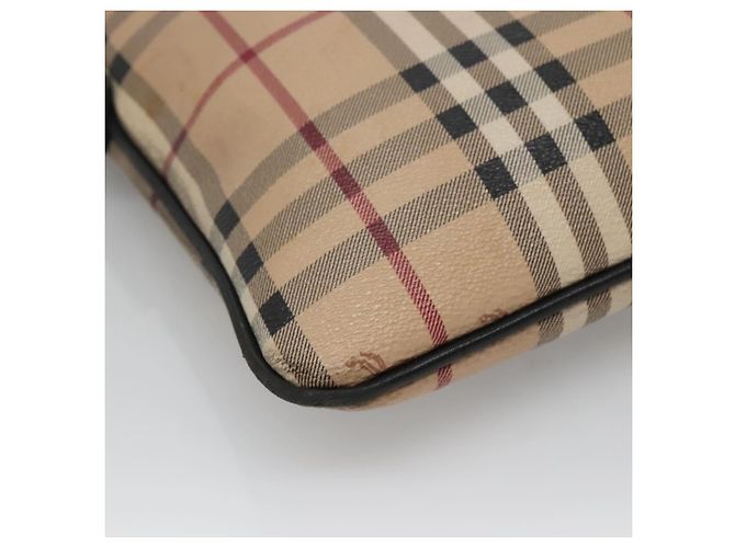 Borsa a Spalla Burberry Nova Check PVC Beige Auth 137777 - vista 13