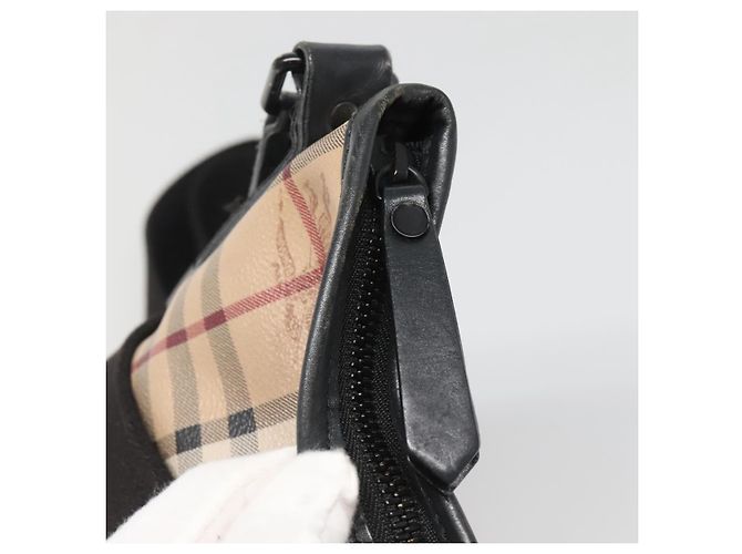 Borsa a Spalla Burberry Nova Check PVC Beige Auth 137777 - vista 14