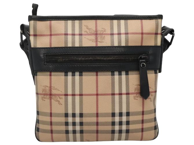 Borsa a Spalla Burberry Nova Check PVC Beige Auth 137777 - vista 2