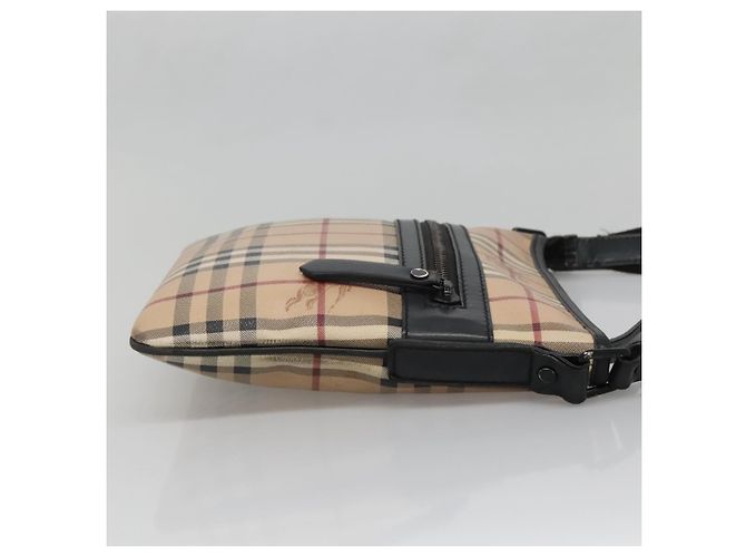 Borsa a Spalla Burberry Nova Check PVC Beige Auth 137777 - vista 5