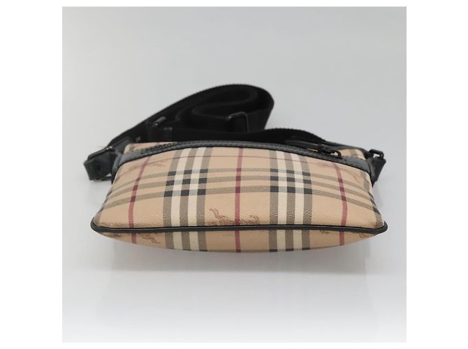 Borsa a Spalla Burberry Nova Check PVC Beige Auth 137777 - vista 9