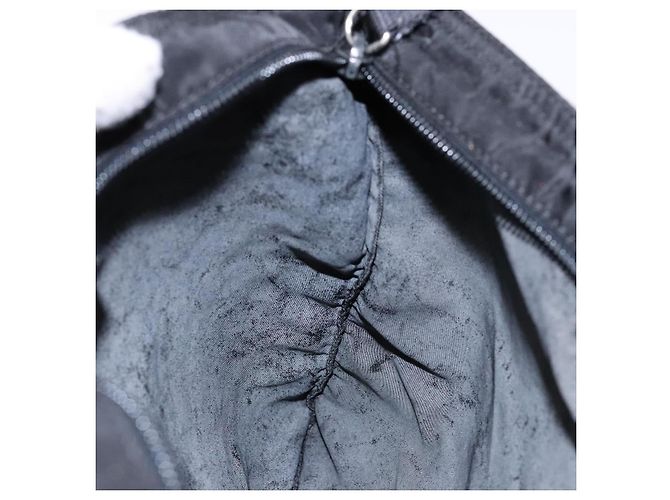 Borsa a Spalla PRADA Nylon Nero Argento Autentica 137512 - vista 18