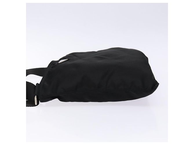 Borsa a Spalla PRADA Nylon Nero Argento Autentica 137512 - vista 5