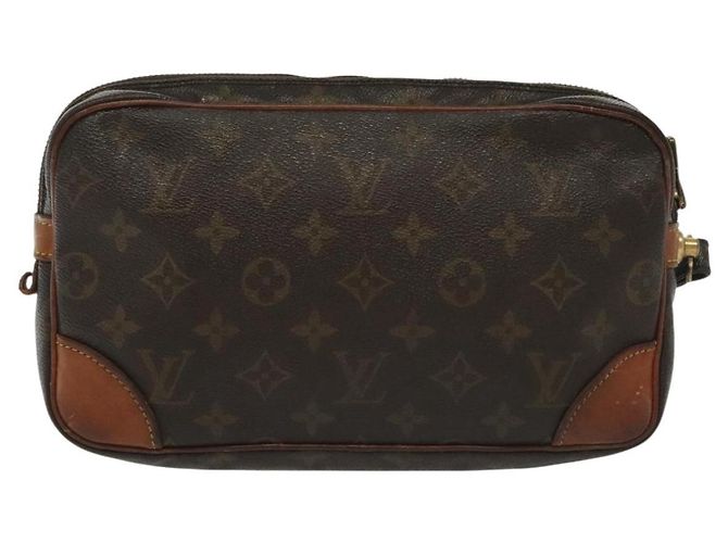LOUIS VUITTON Pochette Marly Dragonne GM Monogram M51825 LV Auth th6286 Monogramme - vue 2