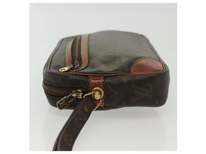 LOUIS VUITTON Pochette Marly Dragonne GM Monogram M51825 LV Auth th6286 Monogramme - vue 4